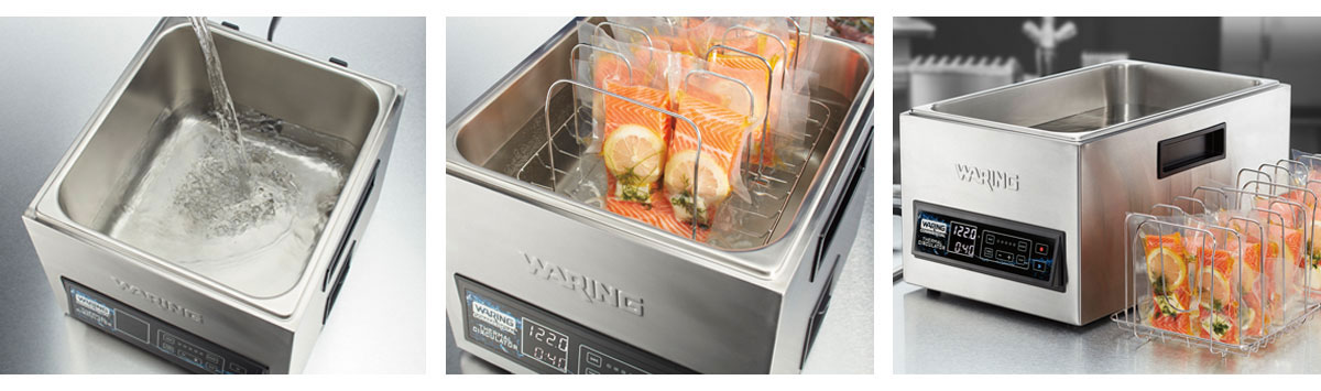 Waring Commercial 16L Sous Vide Stainless Steel Integrated Bath System