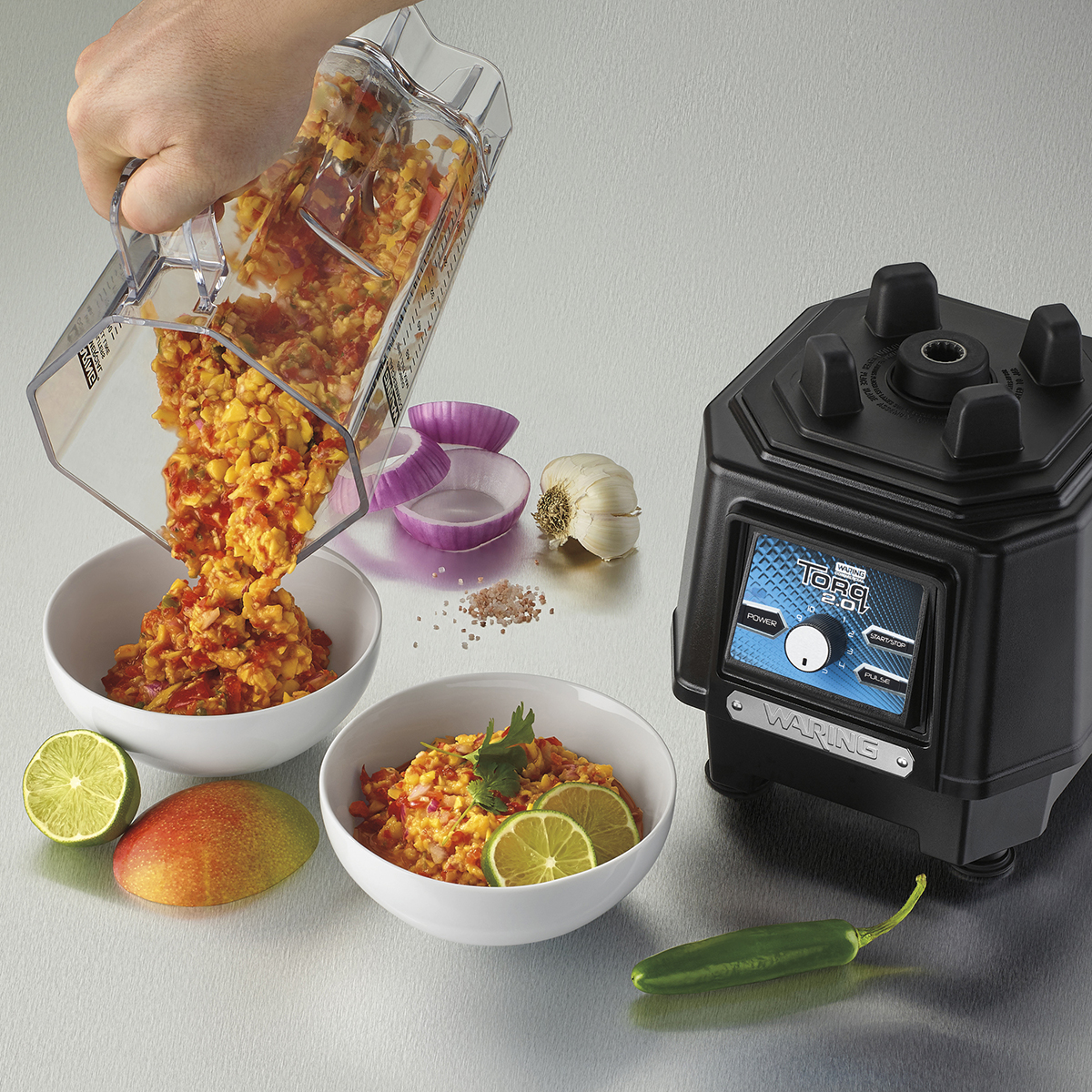 Waring Commercial Torq 2.0 2-HP Blender with Toggle Switch