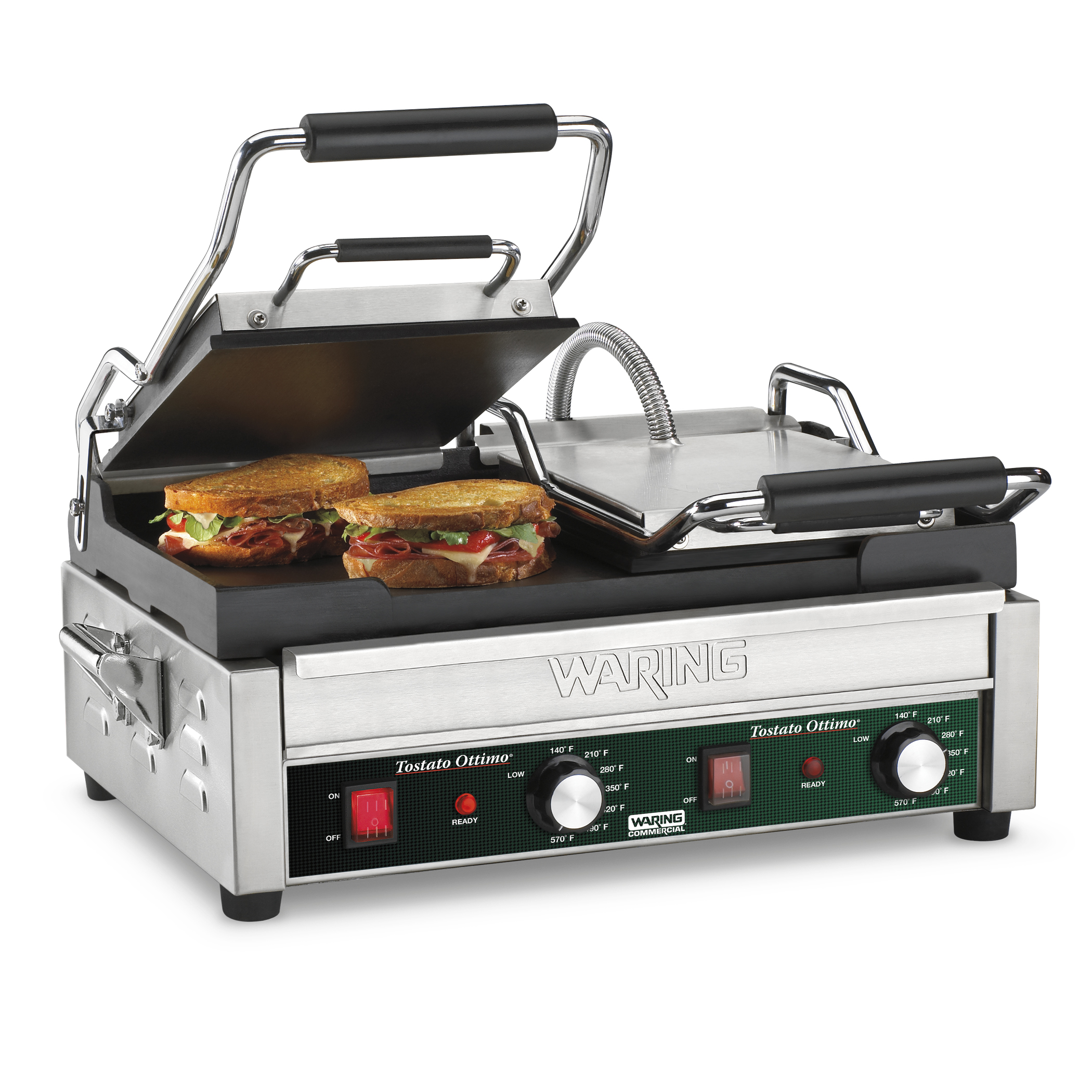 Waring Commercial Tostato Supremo® Double Italian-Style Flat Grill 
