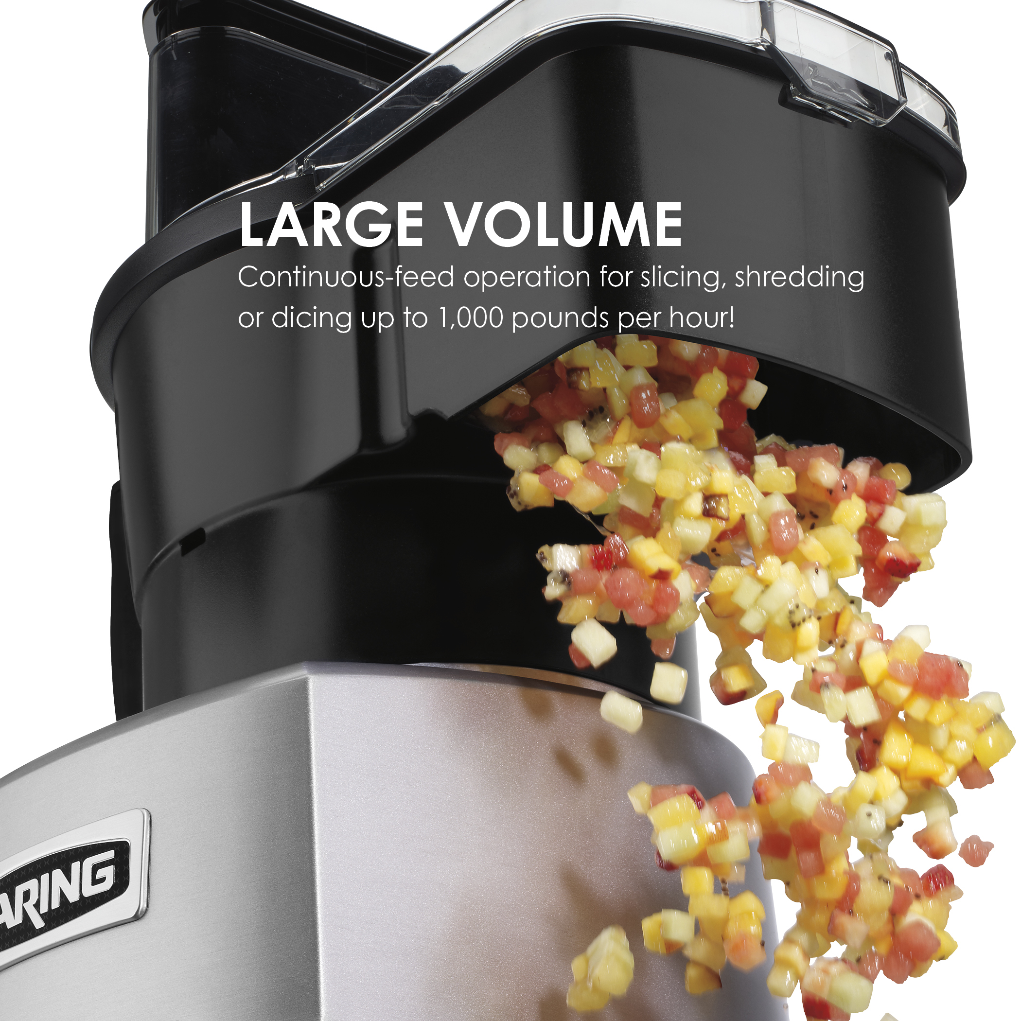 Waring Commercial 4 Qt. Batch Bowl Food Processor with LiquiLock® Seal  System