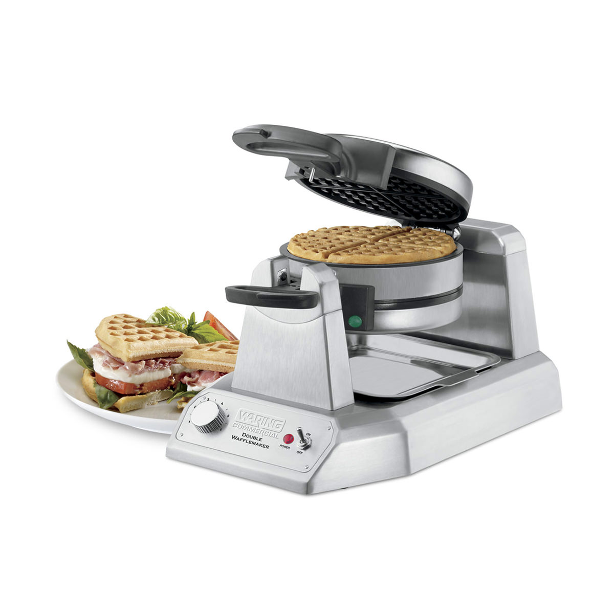 Waring Commercial Single Belgian Waffle Maker – 120V 1200W